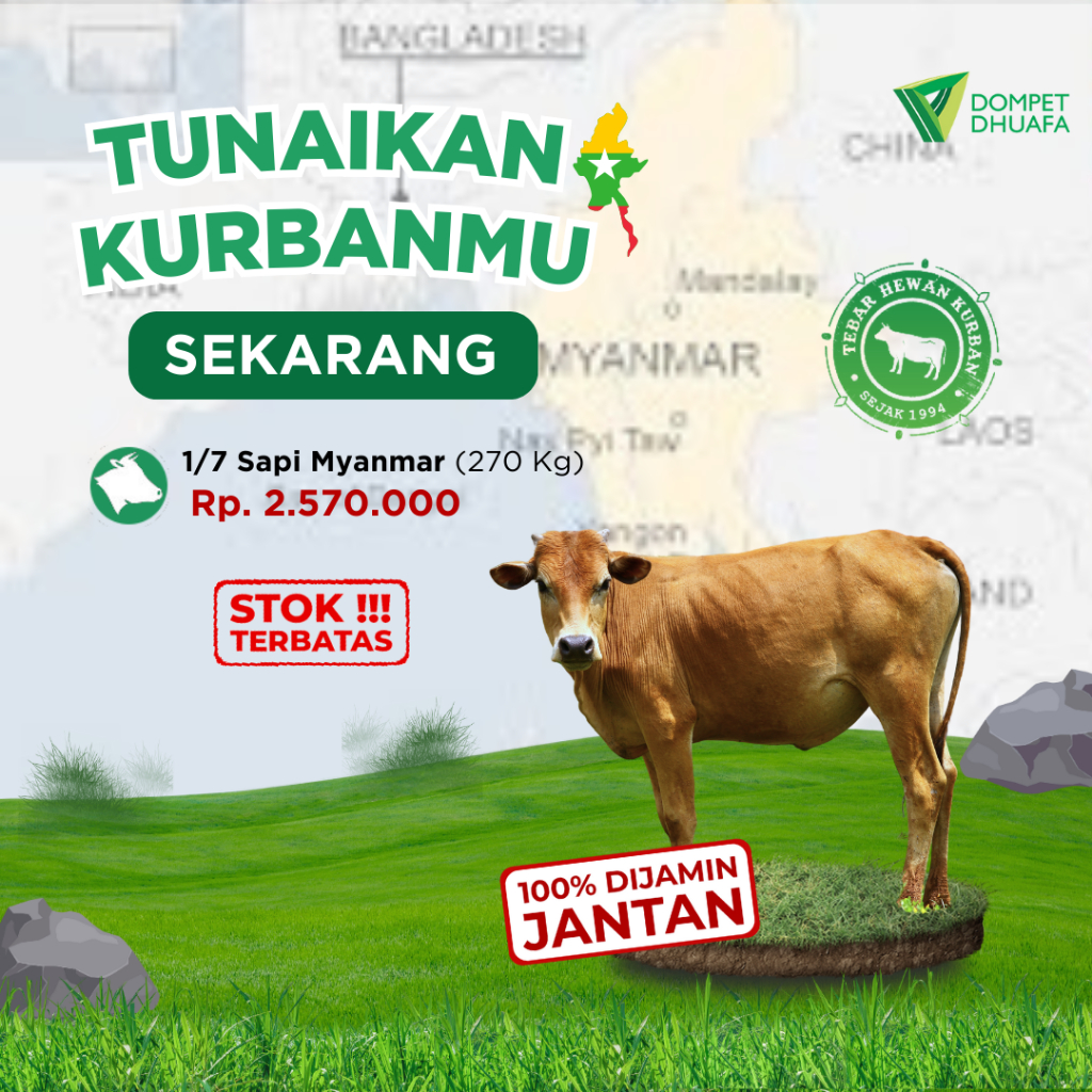 

QURBAN 1/7 SAPI MYANMAR - DOMPET DHUAFA
