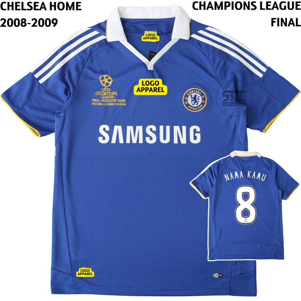 Jersey Retro Chls Home 2008 2009 Baju Bola Vintage MU Sportetic
