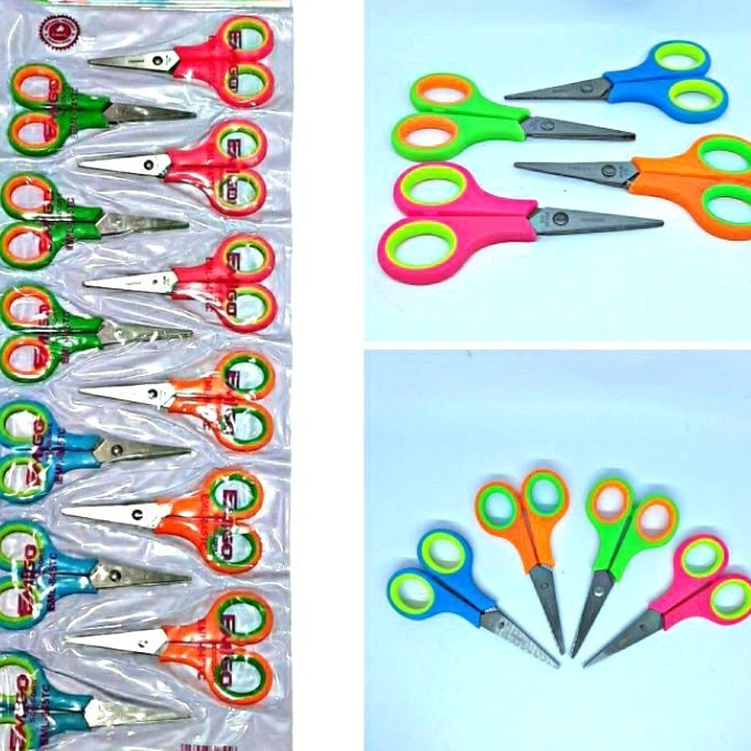 

Gunting Kertas Kecil Tanggung Warna Scissors EML-845TC