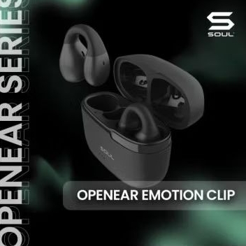 SOUL OPEN-EAR EMOTION CLIP WIRELESS EAR CLIPS AIR CONDUCTION EARPHONE BLACK