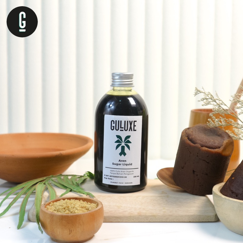 

Guluxe Gula Aren Cair / Syrup Palm Sugar Organik / Aren Sugar Liquid Premium Quality 250 ML