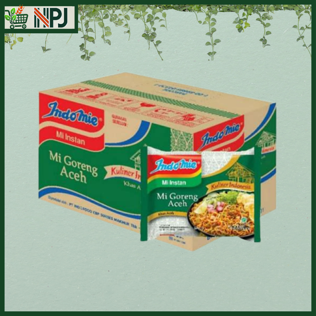 

Indomie Goreng Aceh Karton Isi 40 Bungkus – Mi Instan Pedas Gurih Khas Aceh