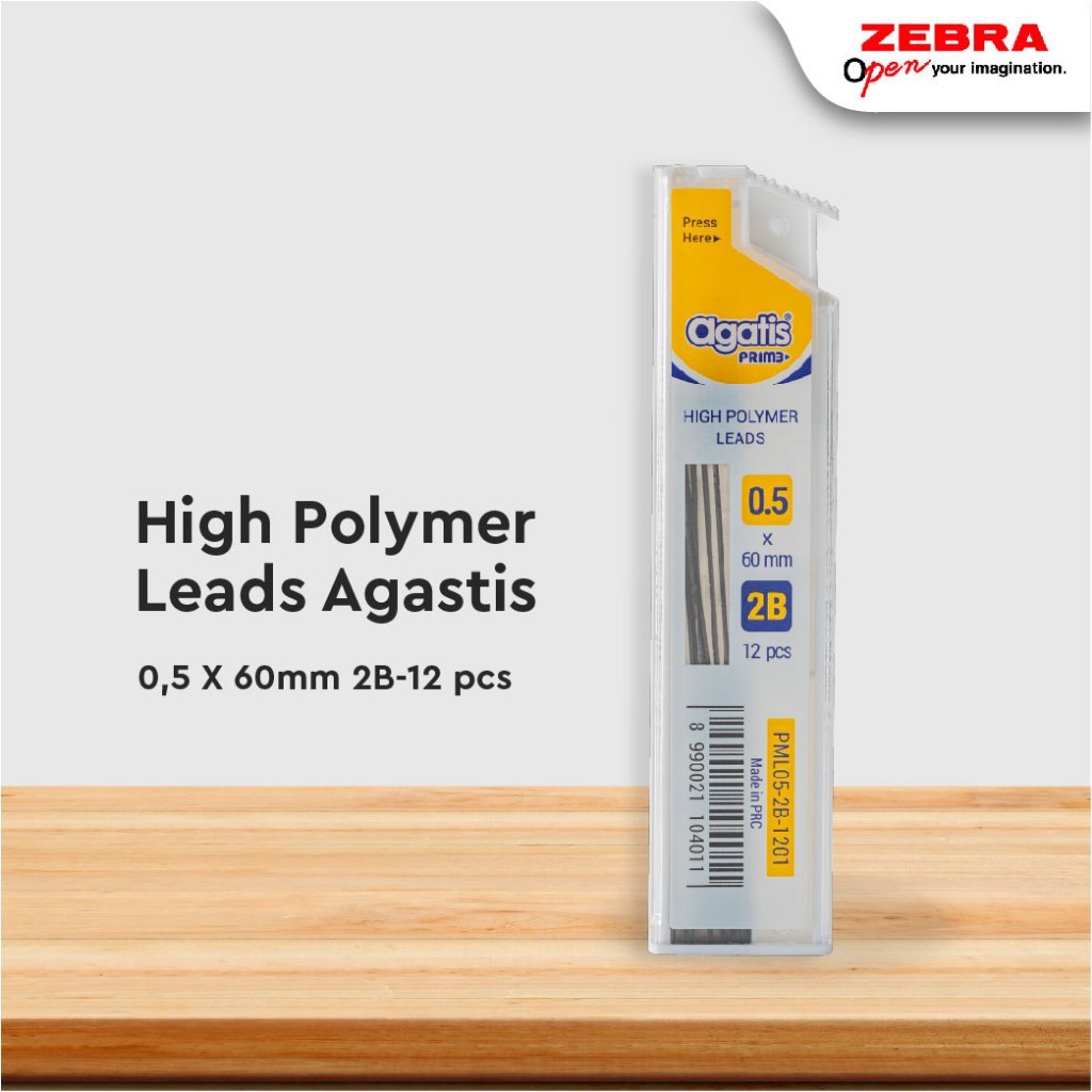 

AGATIS HIGH POLYMER LEADS / REFILL PENSIL MEKANIK 2B / ISI PENSIL MEKANIK