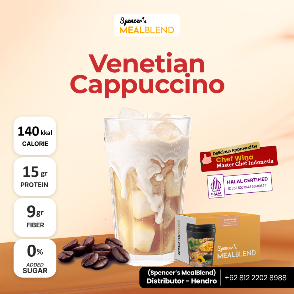

Spencer’s MealBlend Multigrain | Venetian Cappucino | 100% Original | Solusi Langsing