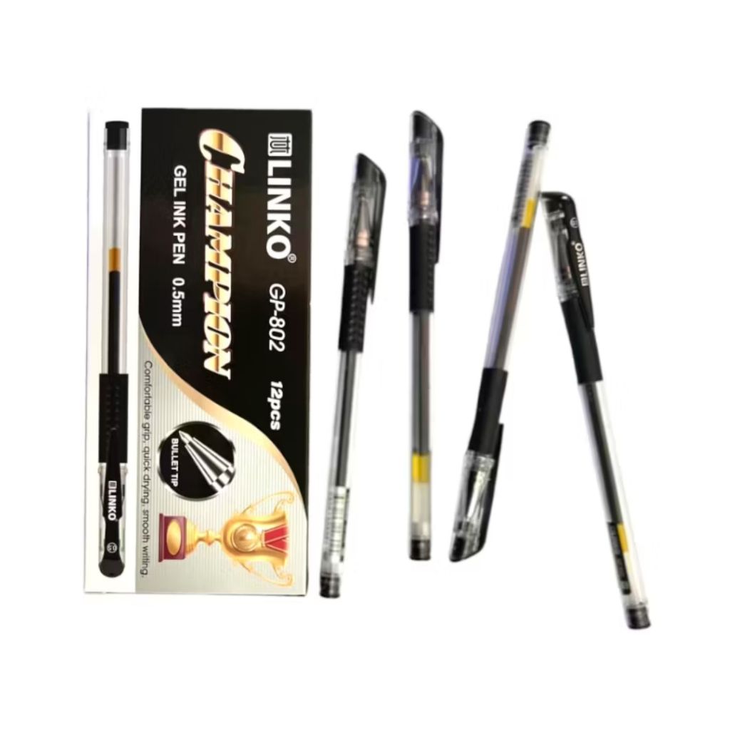 

1 LSN / 12 pcs Gel Pen Linko GP-802 Champion
