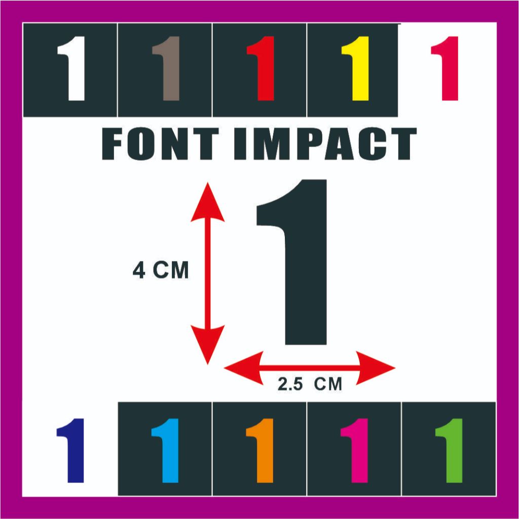 

READY STIKER CUTTING MENYALAH " NAMA FONT IMPACT 4 CM HURUF SATUAN UNTUK LABEL / DINDING TULISAN DLL