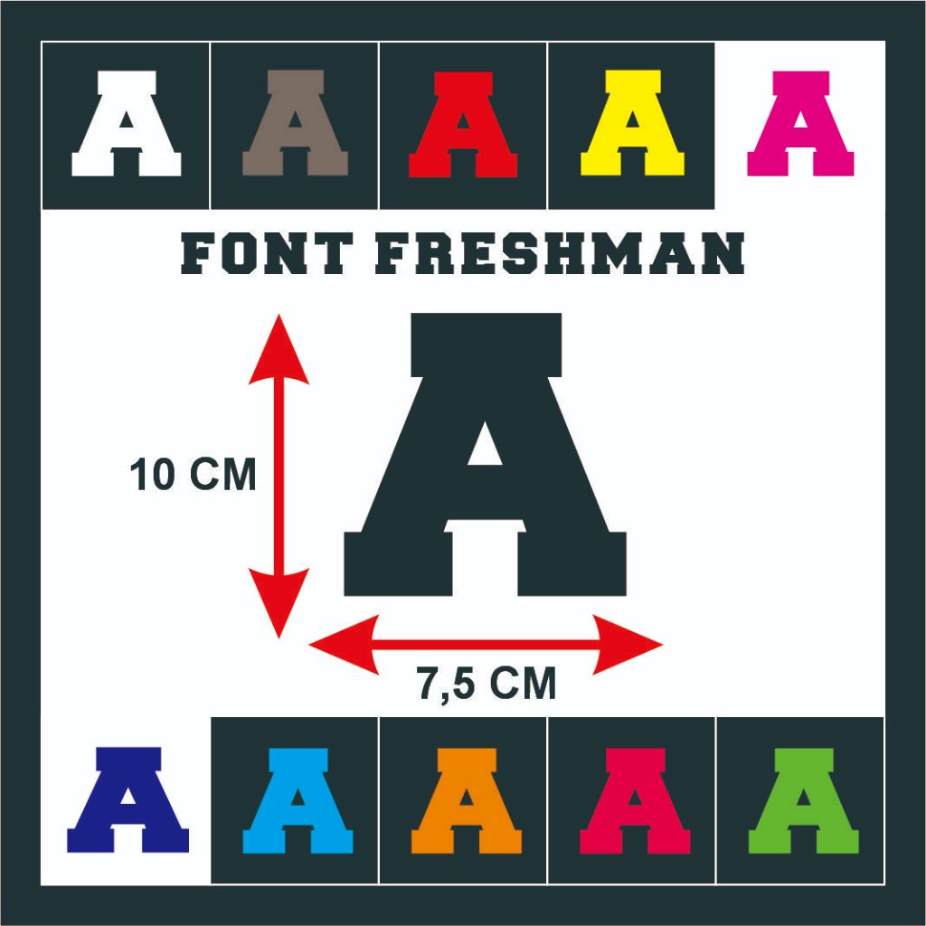 

READY STIKER CUTTING MENYALAH " NAMA FONT Freshman UKURAN 10 X 7,5 CM HURUF SATUAN UNTUK LABEL / DINDING TULISAN DLL
