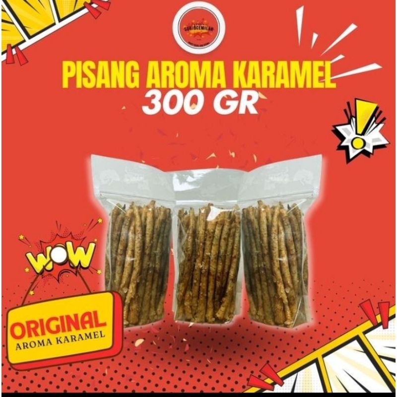 

PISANG AROMA KARAMEL SNACK MANIS-karamel