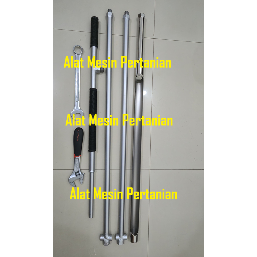 Alat Bor Tanah Gambut Model Casing Kedalaman 2 Meter - Bor Tanah Gambut Bahan Stainless