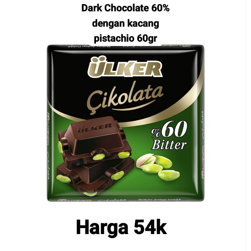 

Ülker bitter çikolata pistachio