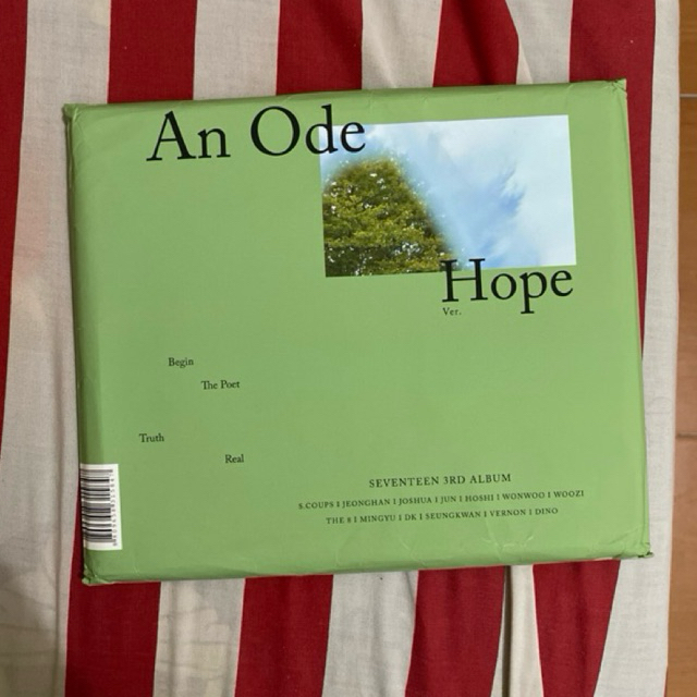 SEVENTEEN AN ODE ALBUM ONLY (HOPE VER) + MINI PHOTOBOOK WOOZI