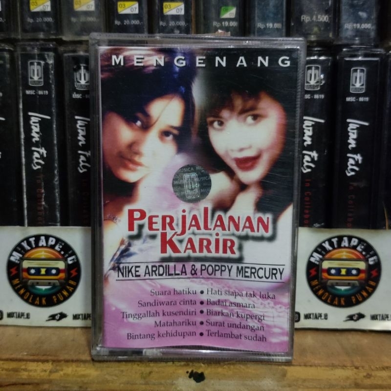 Kaset Pita - Nike Ardilla - Poppy Mercury - Mengenang Perjalanan Karir - Radio Tape - Kaset - Radio 