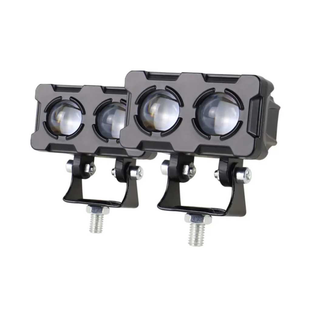 Lampu Tembak Sorot LED Laser 2 Mata Lampu Sorot Led Lampu Tembak SQL 2 Mata Lampu Tembak Led Motor D