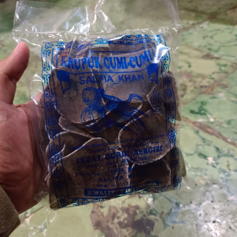 

Krupuk Ikan Asli Cumi Gurih Enak Berat 250 gram