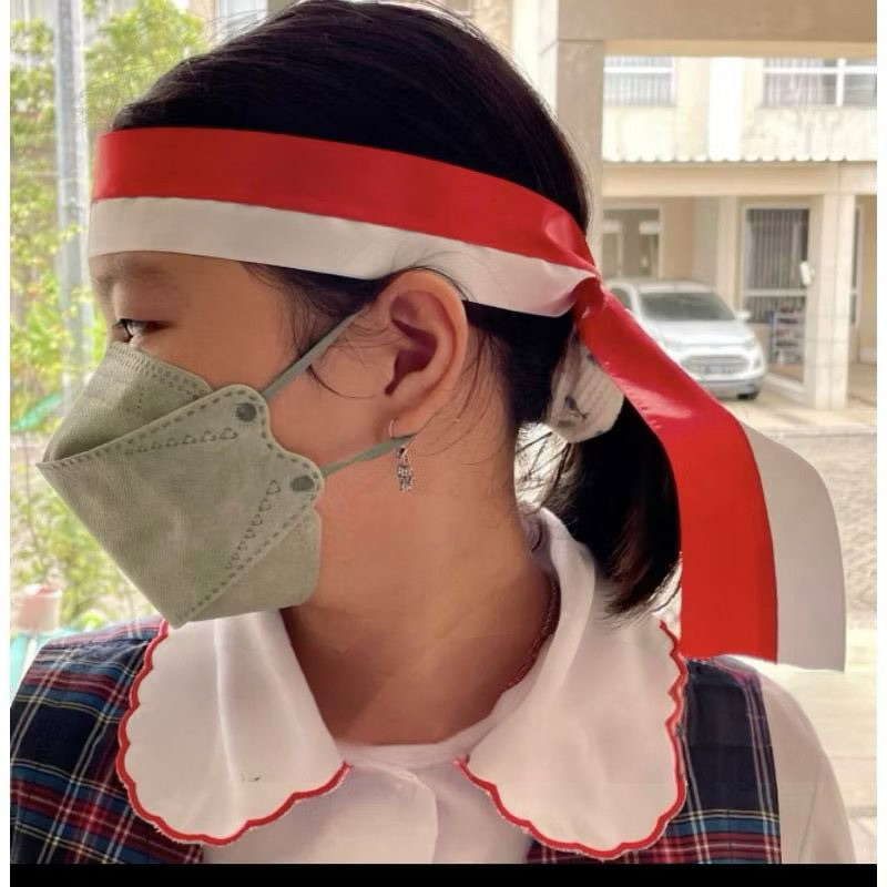 Ikat kepala merah putih/17 agustus/kemerdekaan