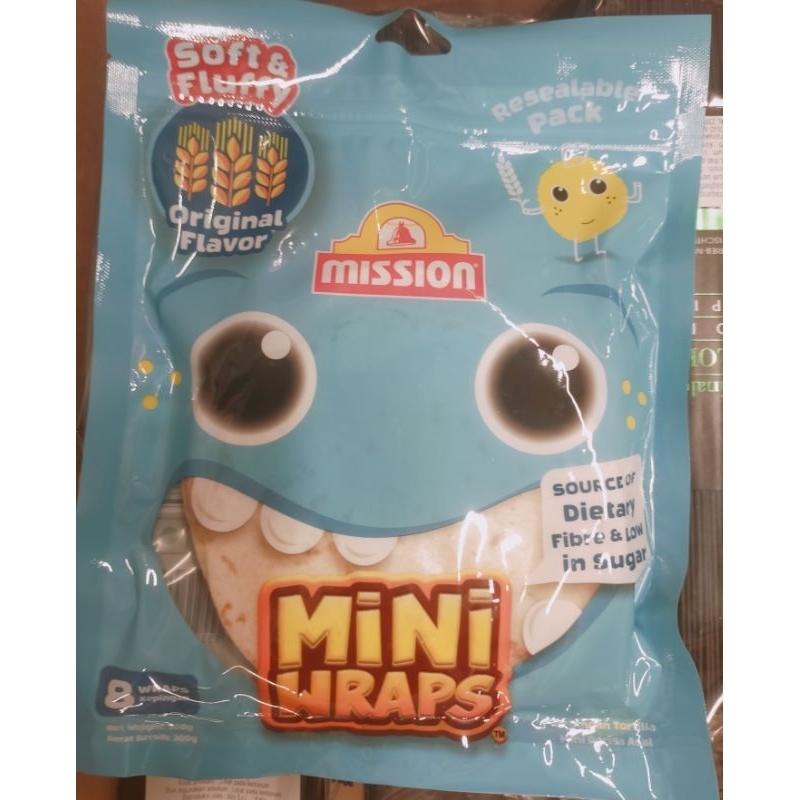 

Mission mini Wraps soft Tortilla isi 8 wrap 300gr