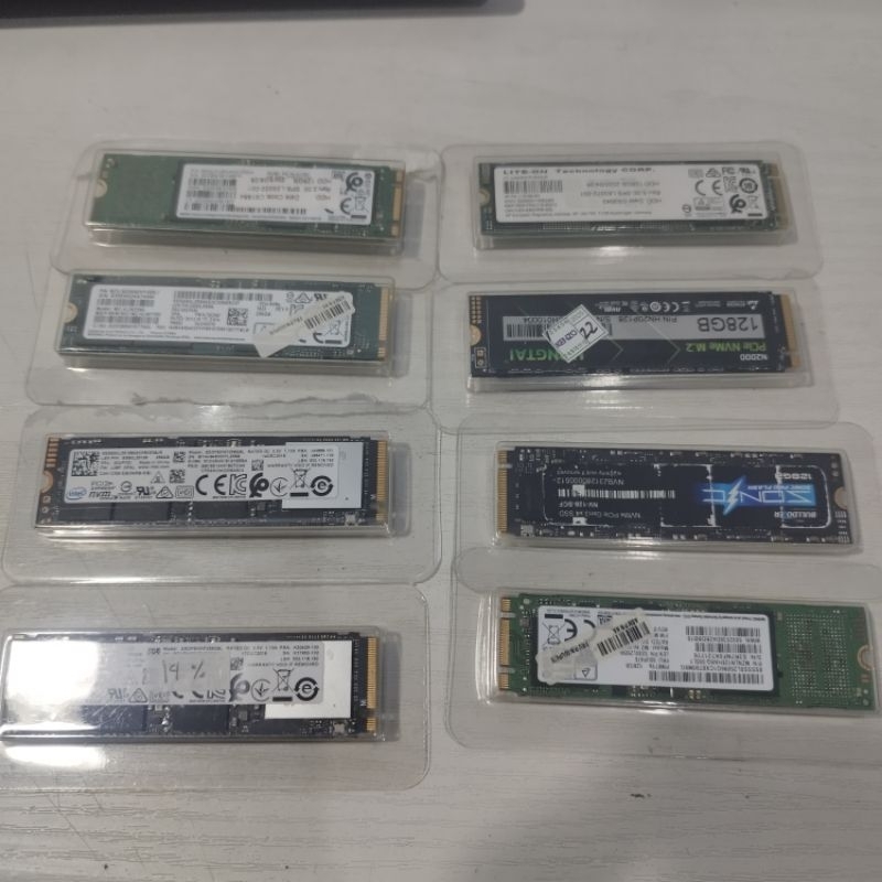 SSD Nvme dan m2 2280 128 GB 256 GB copotan