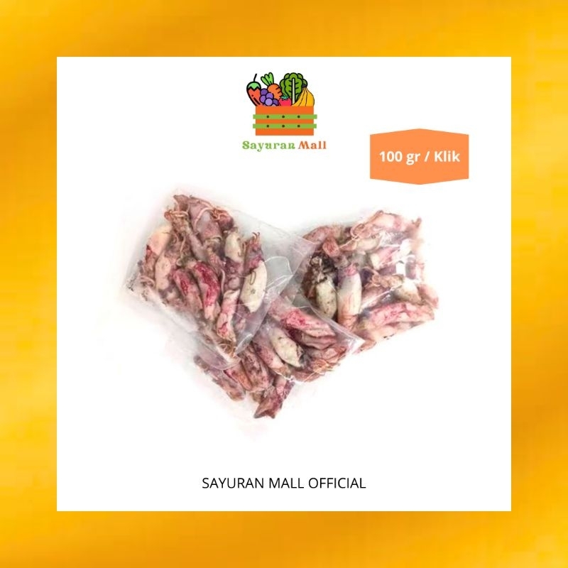 

100gr Cumi-cumi Asin Ukuran Sedang | Asin Teri | SAYURANMALL
