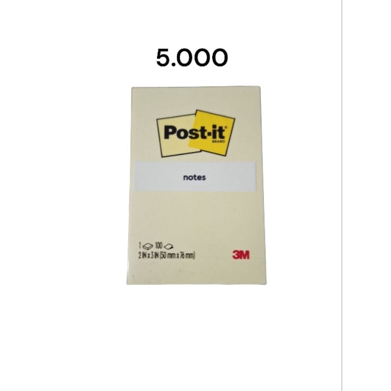 

Post it notes 50mm x 76mm