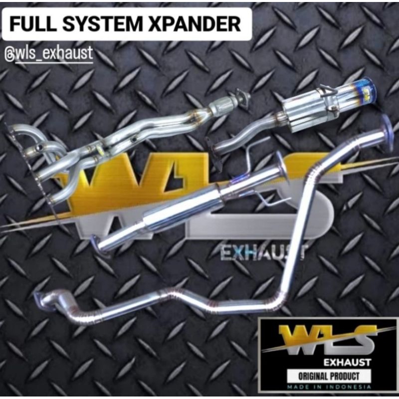KNALPOT MOBIL FULL SYSTEM XPANDER PNP WLS EXHAUST