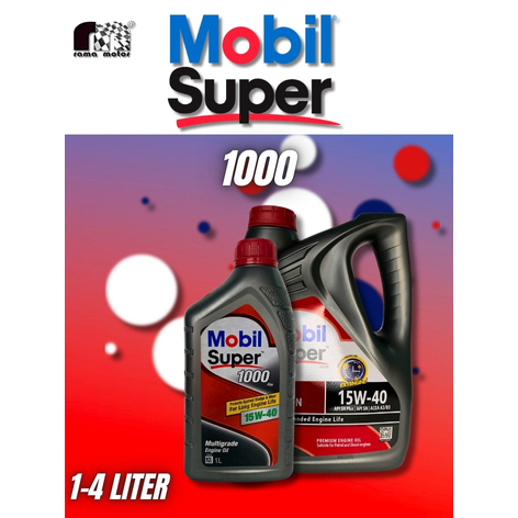 OLI MOBIL SUPER 1000-15W-40-1-4 LITER