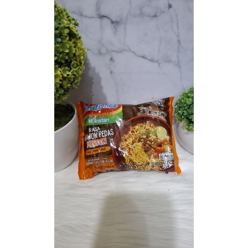 

INDOMIE Mi Instan Rawon Pedas Mercon Kuliner Indonesia