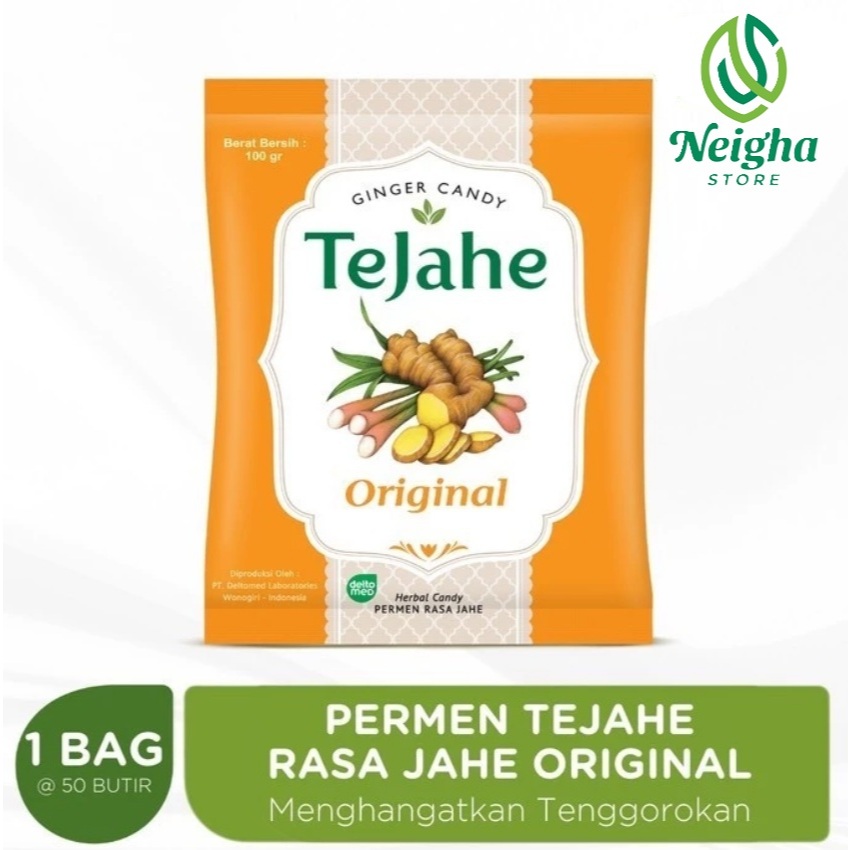

Permen Herbal Tejahe Rasa Original Jahe Bag 50 Butir Untuk Menghangatkan Tubuh Tenggorokan