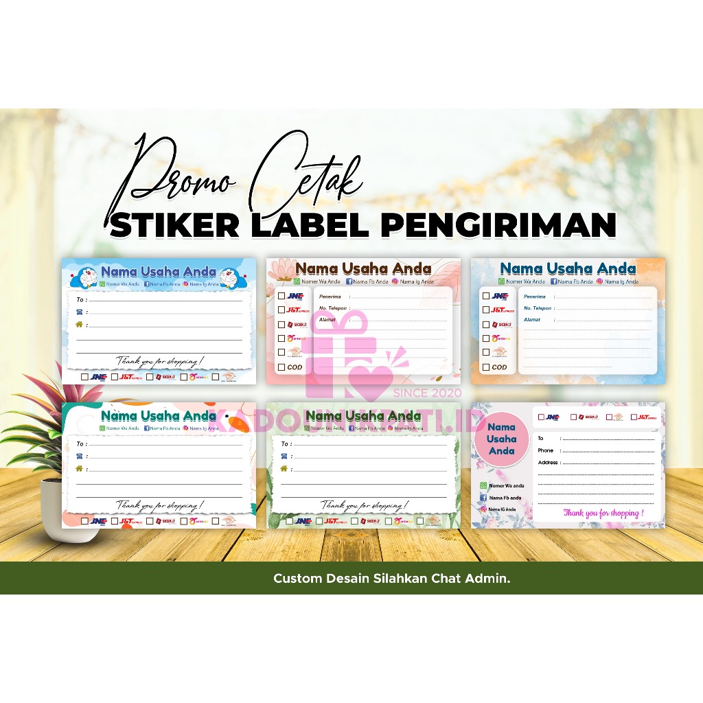 

(50 pcs) Stiker pengiriman/Stiker pengiriman olshop/stiker label pengiriman olshop murah-marketplace