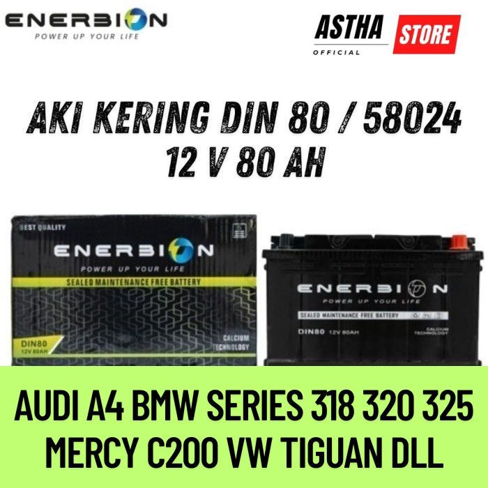 AKI TOYOTA INNOVA REBORN DIESEL ENERBION MF DIN 80 / 58024 80AH
