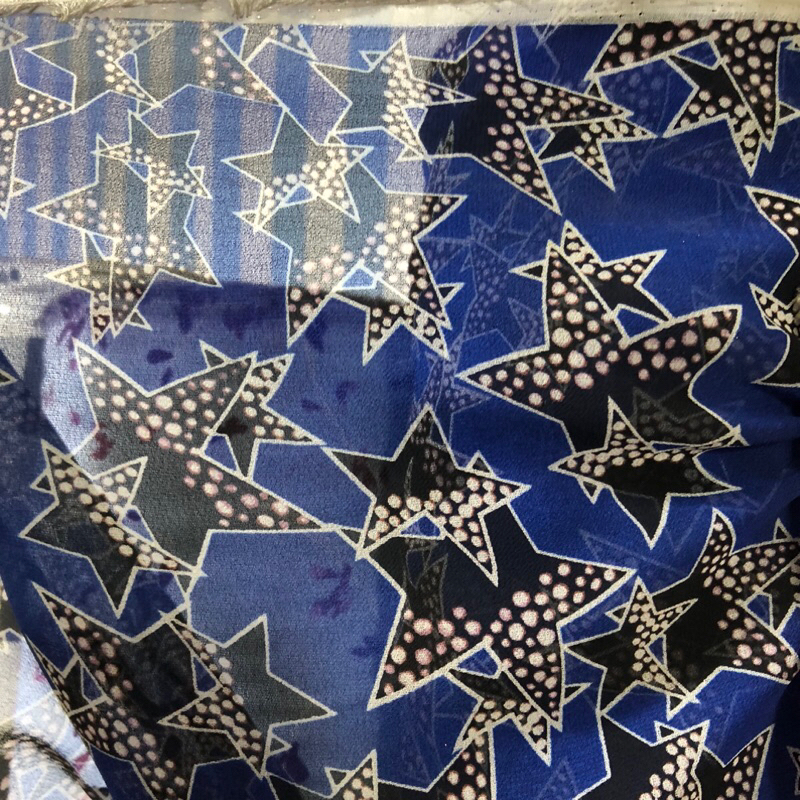 kain sifon ceruty motif - kain sifon ceruty motif star - kain sifon ceruty motif impor - kain sifon 