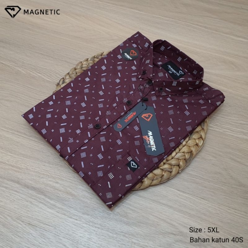 Kemeja Pendek Pria Jumbo size 5XL