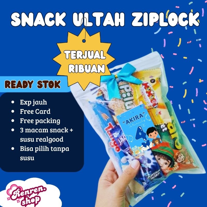 

Ready Stok - Hampers snack ulang tahun / Bingkisan Snack / Mini gift snack ulang tahun