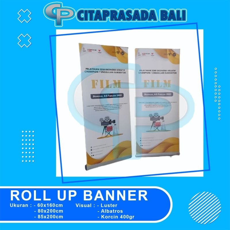 Roll up banner, standing banner