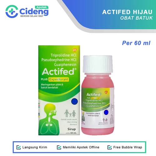 ACTIFED PLUS HIJAU EXPECTORANT SIRUP
