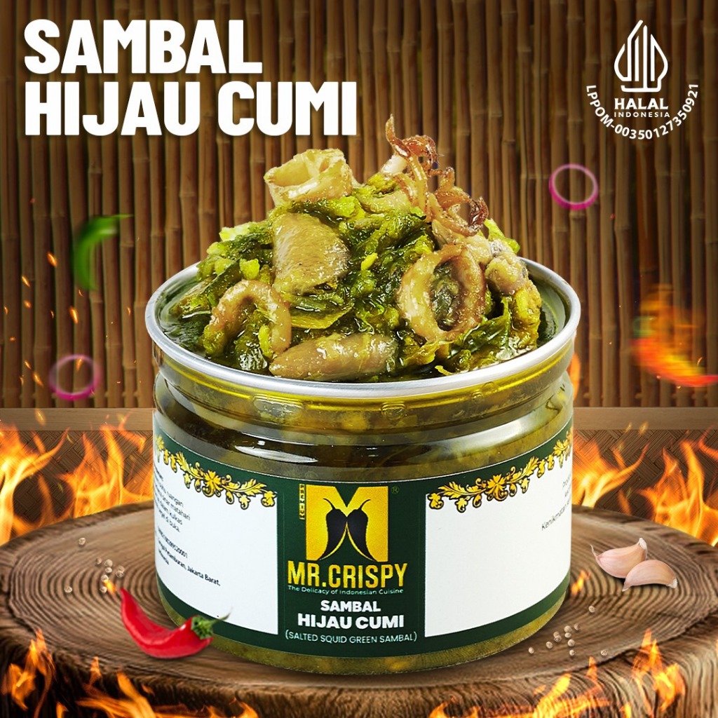 

Sambal Hijau Cumi/Sambel Mr.Crispy