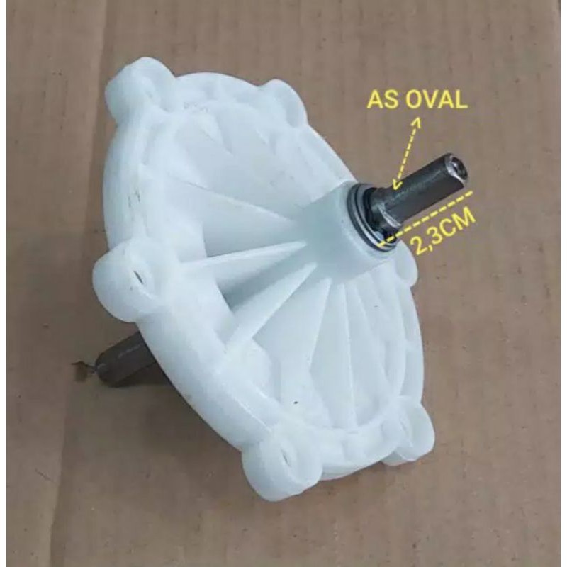 GEARBOX MESIN CUCI SANYO TIPIS / NON PULLY / GIRBOX GEAR BOX MESIN CUCI SANYO 2 TABUNG