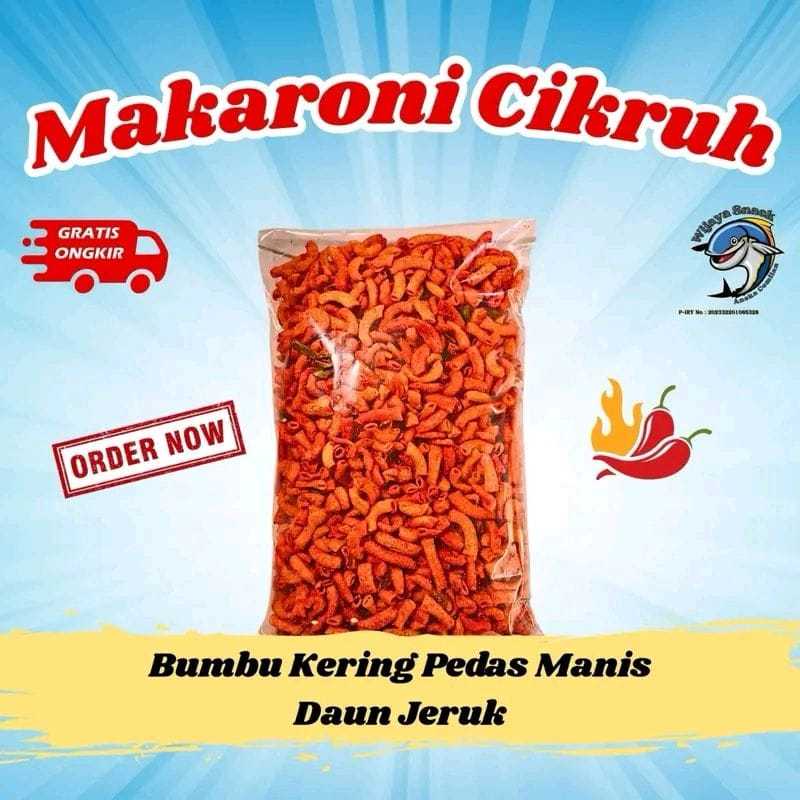 

MAKARONI CIKRUH BUMBU KERING PEDAS DAUN JERUK