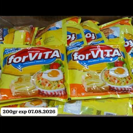 

forVITA Margarine Sachet 200g - Margarin Serbaguna