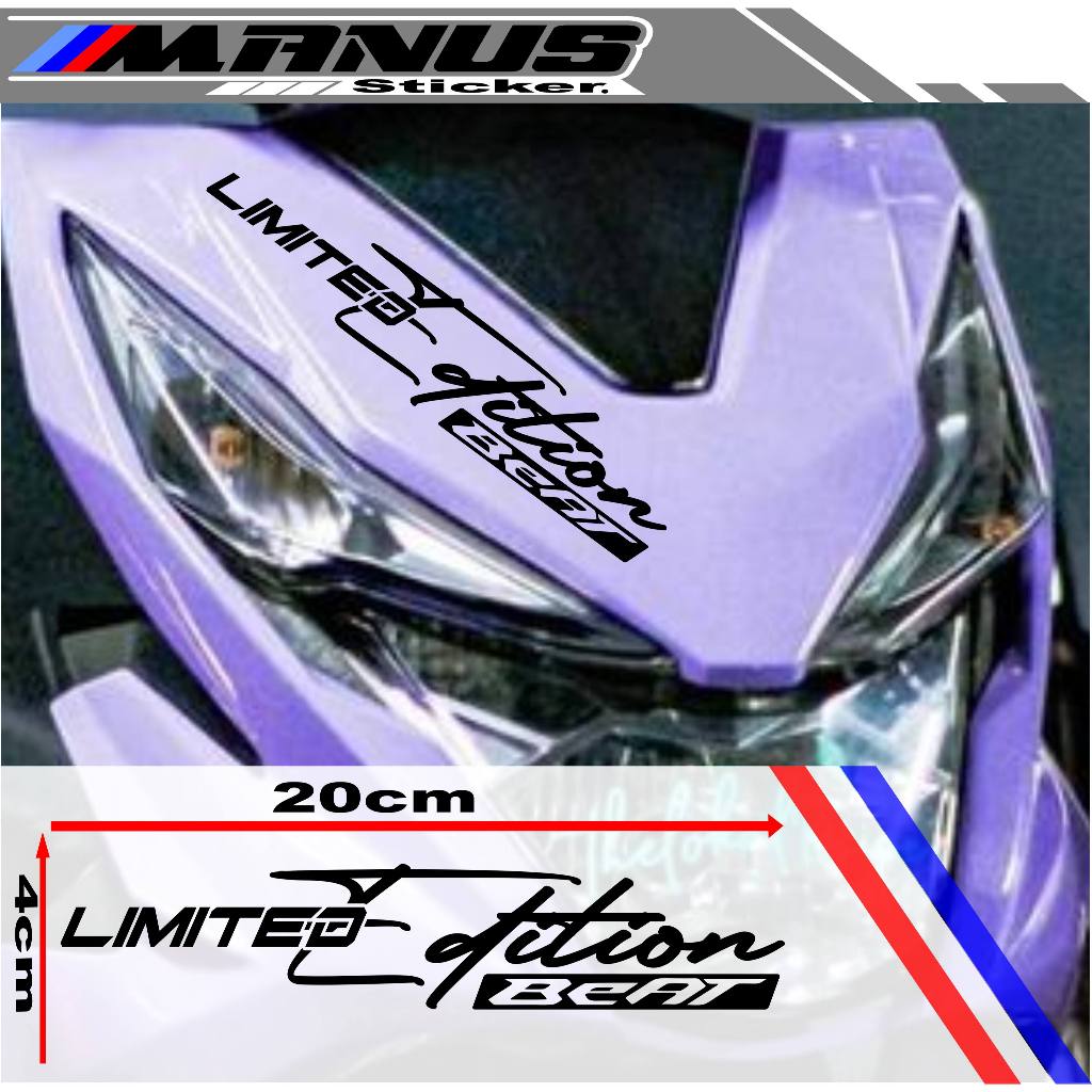 STICKER BEAT LIMITED EDITION / STICKER MOTOR LIMITED EDITION BEAT / STICKER SIGNATURE BEAT /STICKER