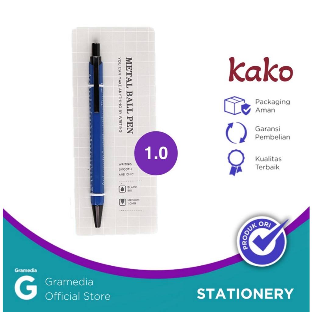 

Kako Metal Hexa Pen Blue Kkhx-Bl