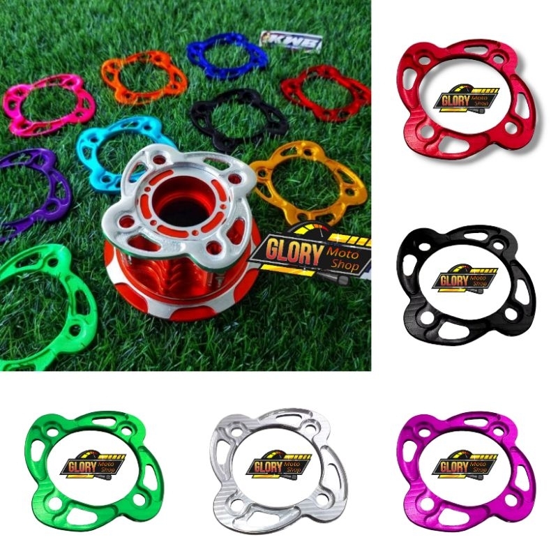 PEMANIS COVER GEAR BELAKANG. Pemanis cover gear belakang yamaha cnc alumunium pnp