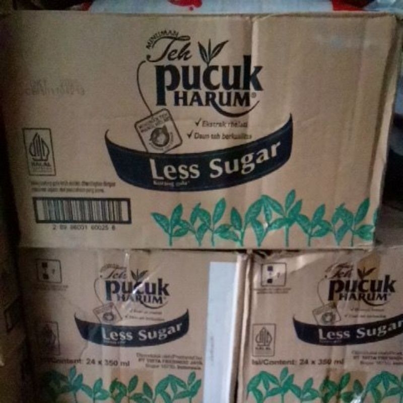 

pucuk harum lessuger 350ml 1dus (tidak manis)