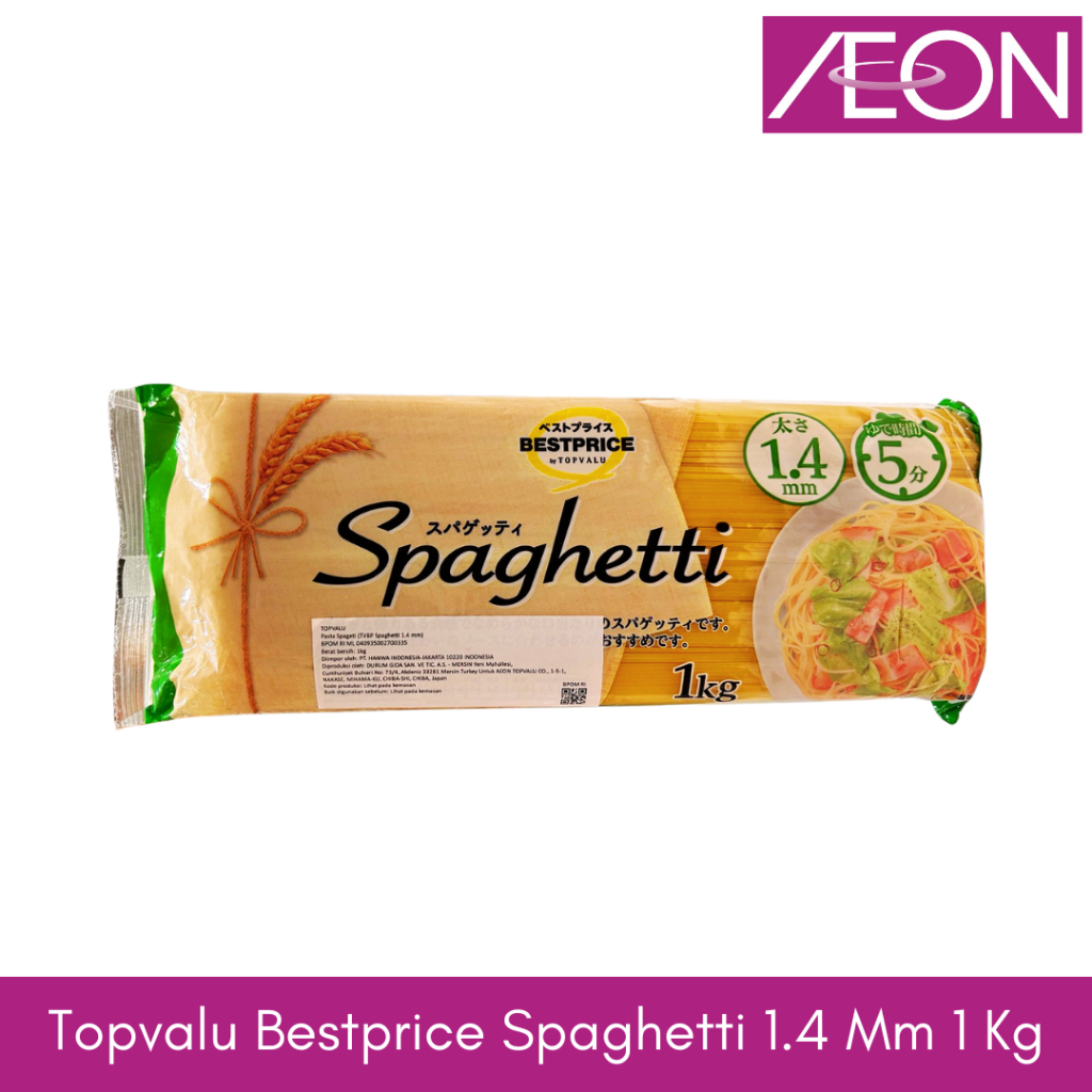 

Topvalu Bestprice Spaghetti 1.4 Mm 1 Kg