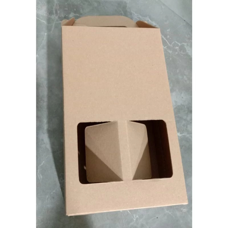 

10 pcs dus jinjing jendela 2 coklat polos muat 2 botol minum 500 ml gable box ukuran 14x7x23.5 cm