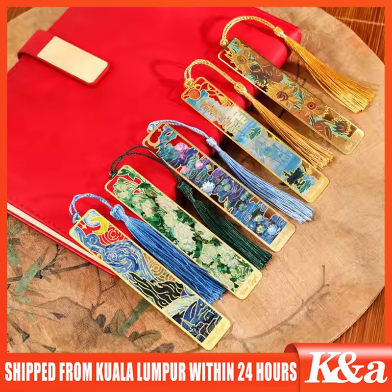 

Penanda Logam Bunga Antik Gaya Cina Bookmarks Penanda Kuningan Lukisan Terkenal Retro Kreatif Batasan Buku Pembatas Nove
