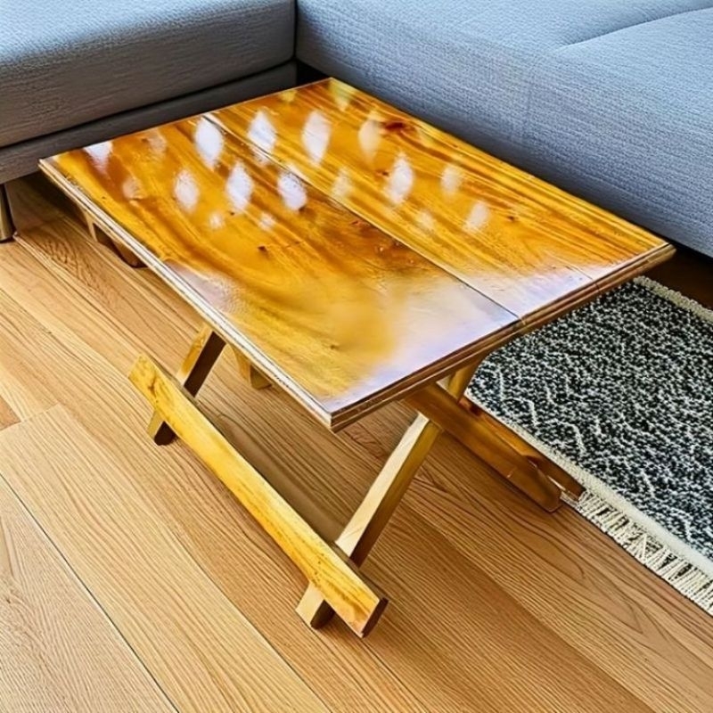 TALENart-/Meja Lipat Jumbo Kayu Jati Prima