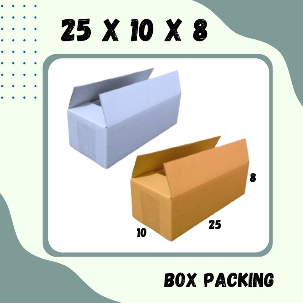 

Box 25x10x8 Kardus A1 Packing Karton Dus Kotak Kemasan Obat Mainan Olshop Souvenir Jamu Sparepart