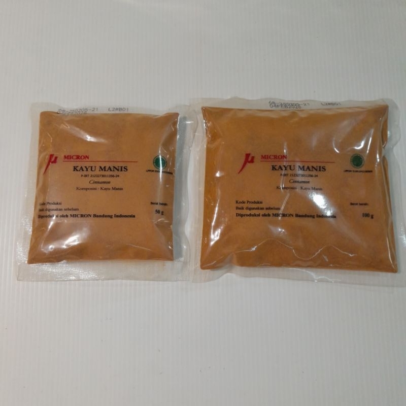 

Bumbu Dasar Samara Micron - Bumbu Kayu Manis Manis Bubuk - Rempah Kayu Manis Bubuk / Cinnamon Powder