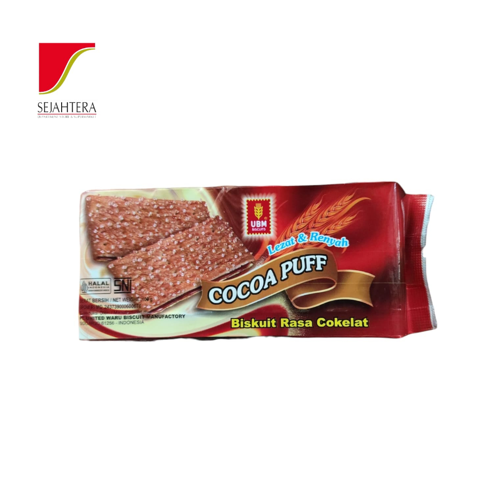 

Ubm Biscuits Cocoa Puff 100g BKS
