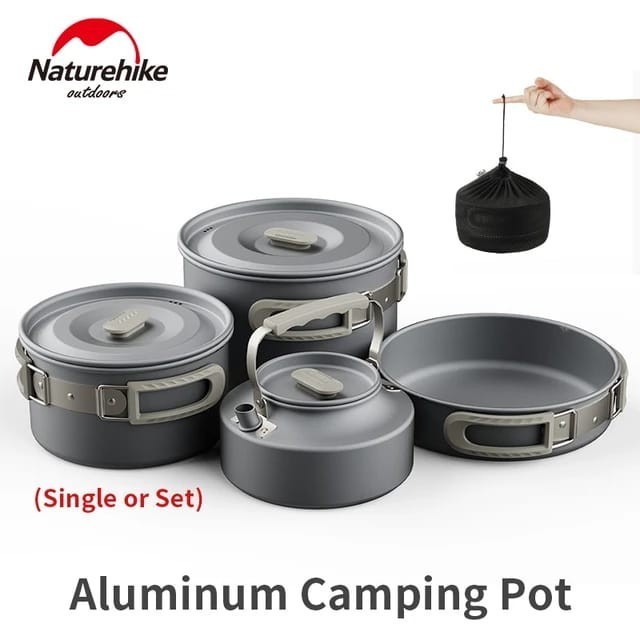 Cooking set nesting alat masak paket camping outdoor Naturehike